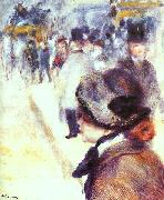 Pierre Renoir Place Clichy oil painting artist
